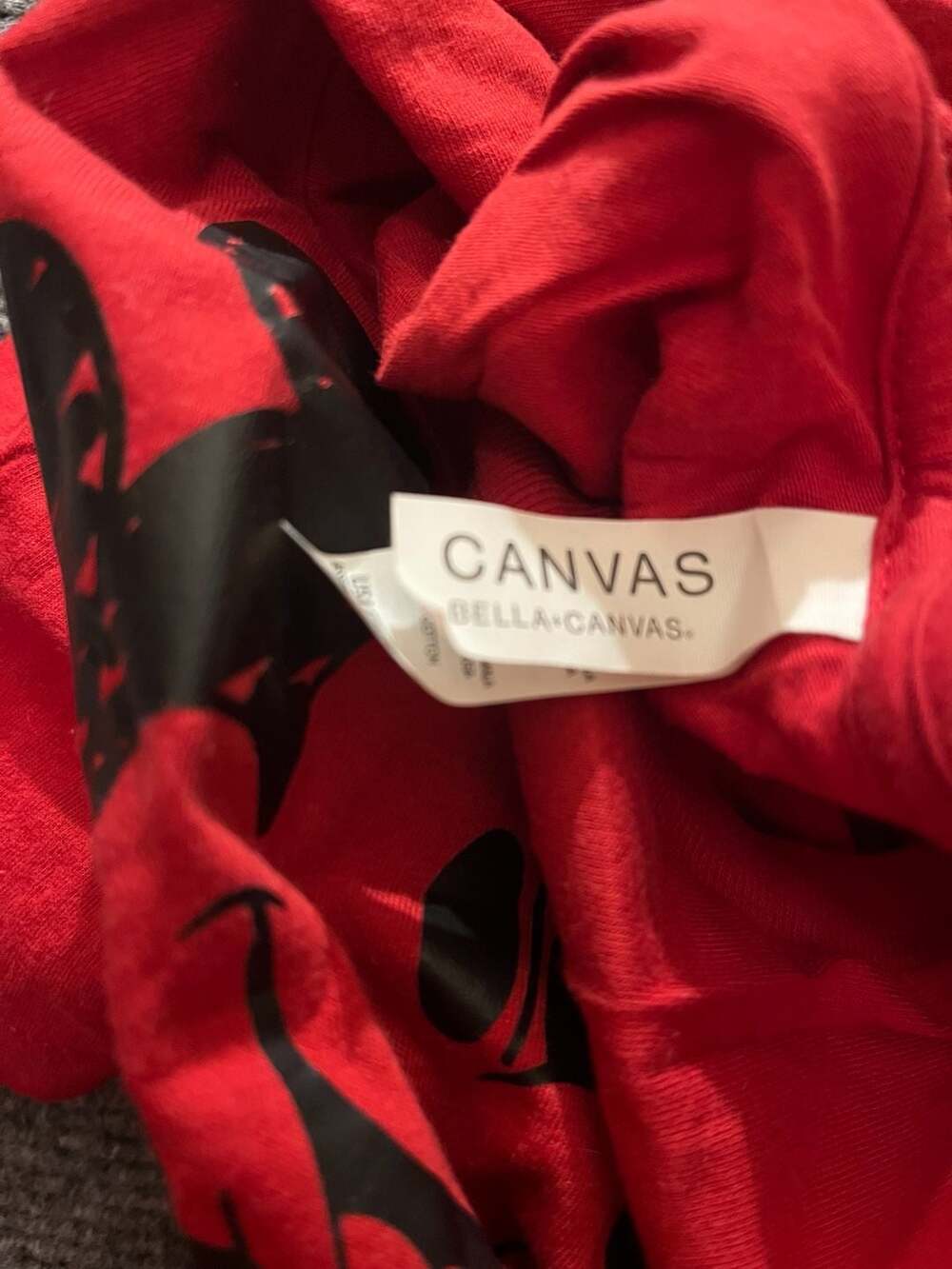 Bella Canvas Mickey Mouse T-Shirt Size 2XL Red Graphic Tee